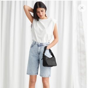 &OtherStories Highrise denim shortsOrganic Cotton